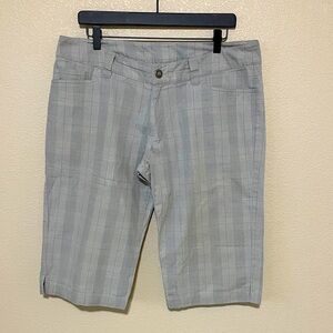 Vtg Patagonia Women’s Baggies Shorts 12 Plaid Bermuda Organic Cotton Outdoor